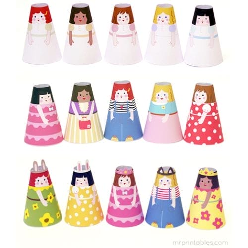 Free Paper Dolls & Outfits