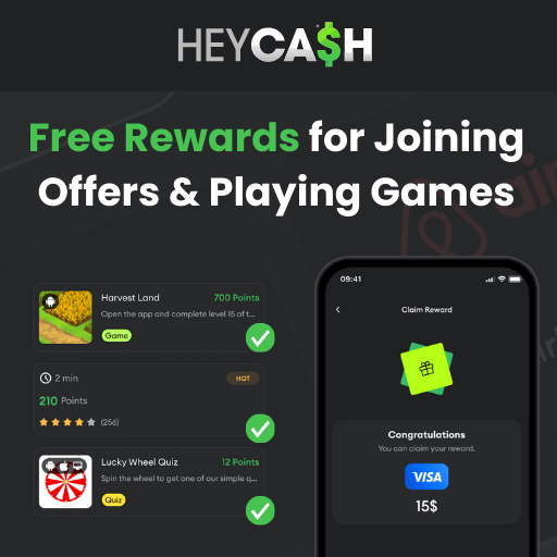 HeyCash rewards