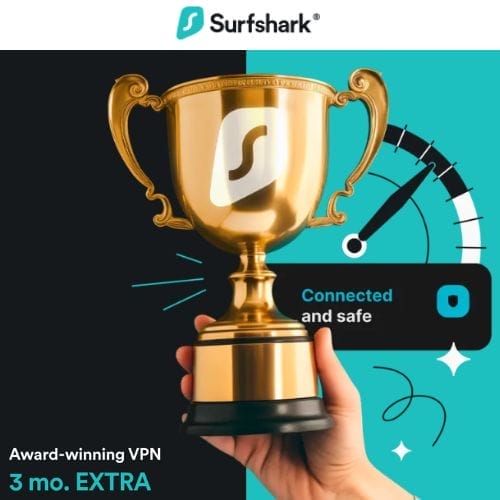 86% Off Surfshark VPN & 3 Extra Discounted Months