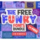 Free Bundle of Cute & Funky Fonts