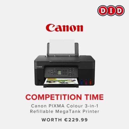 Win a Canon Printer Worth €229.99