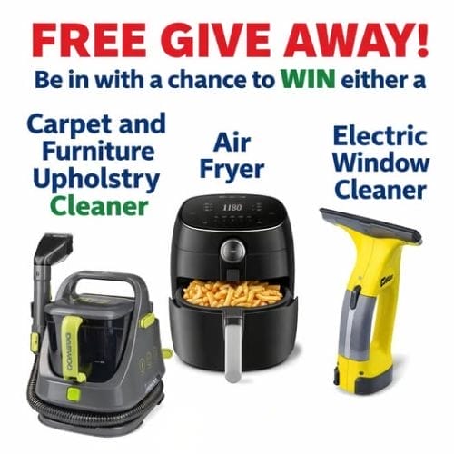 Win an Air Fryer & Other Prizes