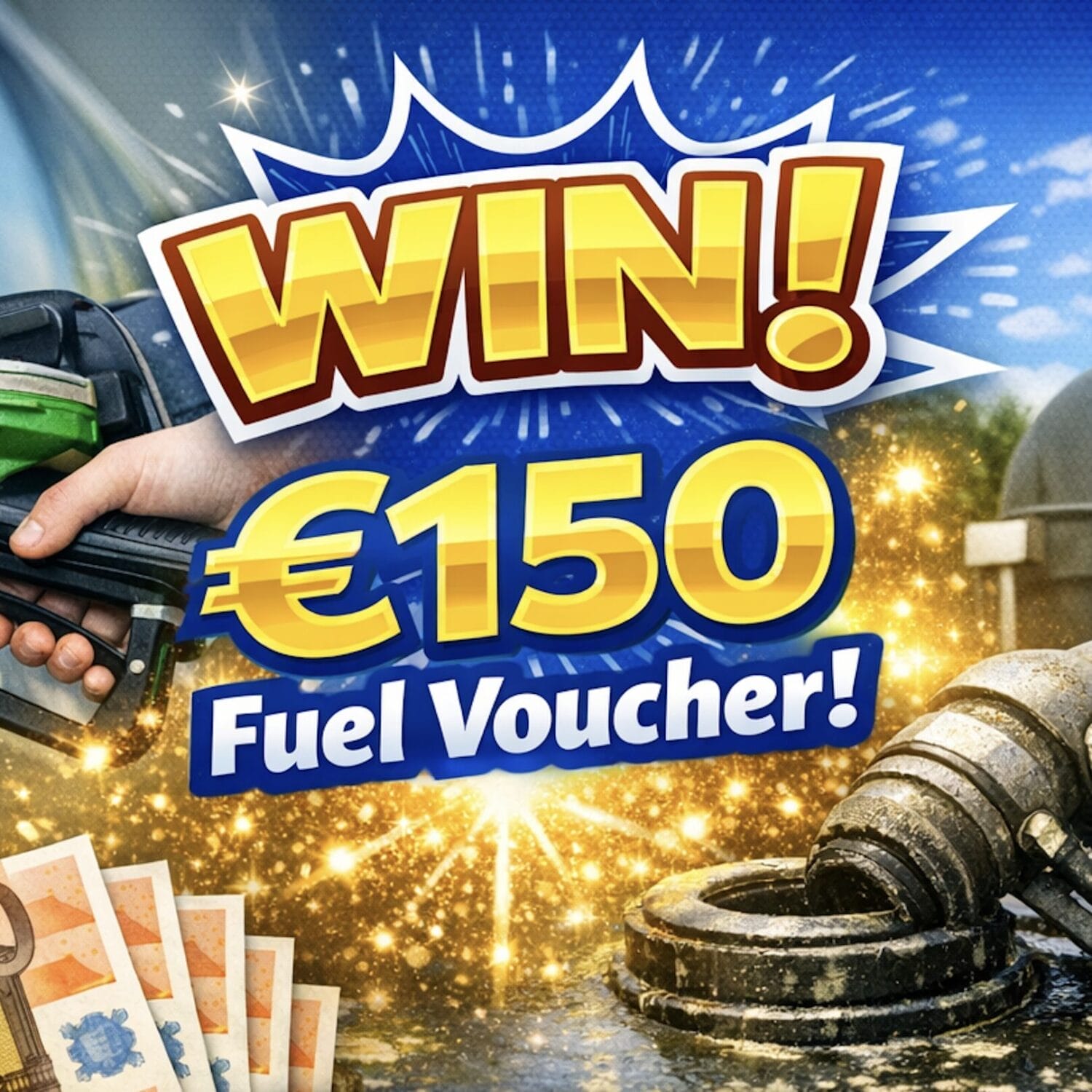 Win €150 Fuel Vouchers